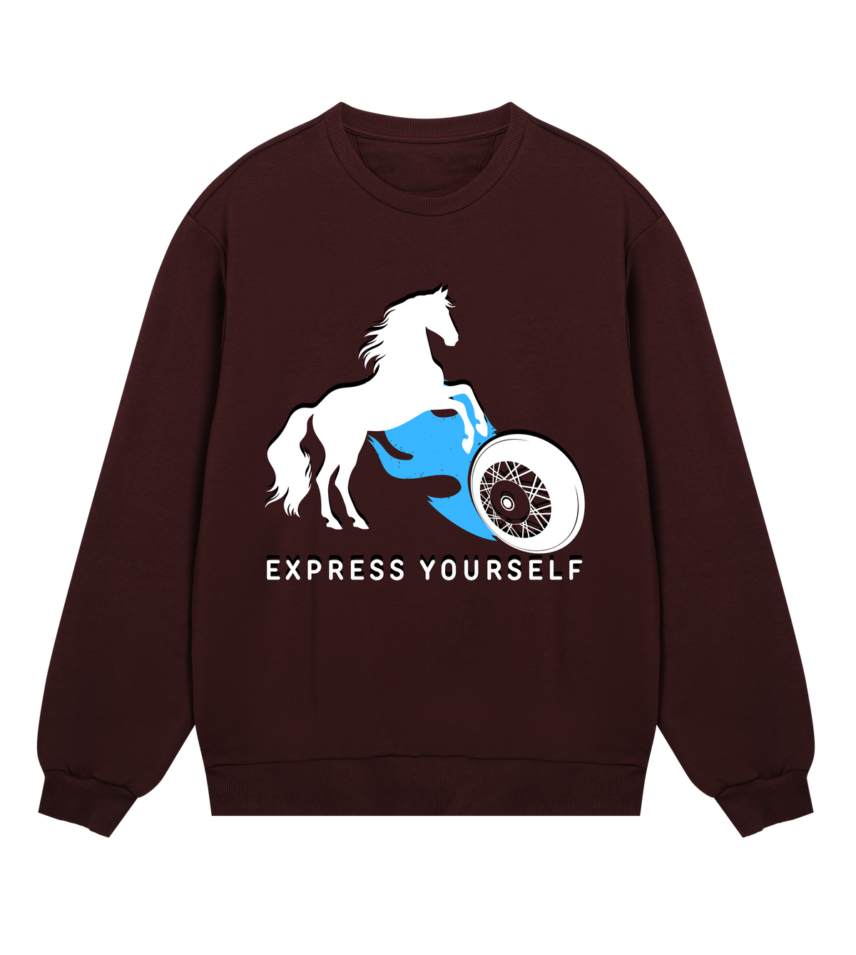 Minimalist Boldness Unveiled Sweatshirt - Maroon men - Sweatshirts