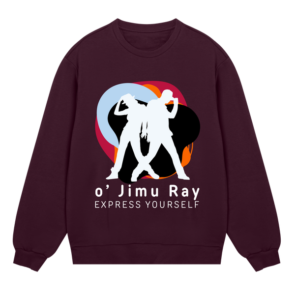 Groove Together - Stylish Sweatshirt - Maroon men - Sweatshirts