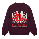 Dance of Expression - o' Jimu Ray Sweatshirt - Maroon men - Sweatshirts