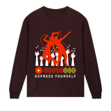 Express Yourself - The Concert Experience Tee - Maroon men - Long Sleeve T-shirts