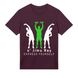 Workout Warrior - Bold Green Design - Maroon men - T-shirts