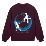 Neon Motion Sweatshirt - Maroon men - Sweatshirts