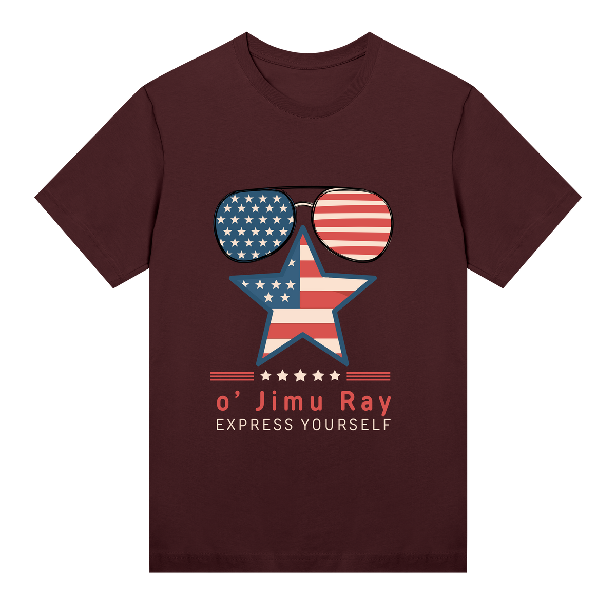 All-American Spirit - o' Jimu Ray 4th July Special - Maroon women - T-shirts