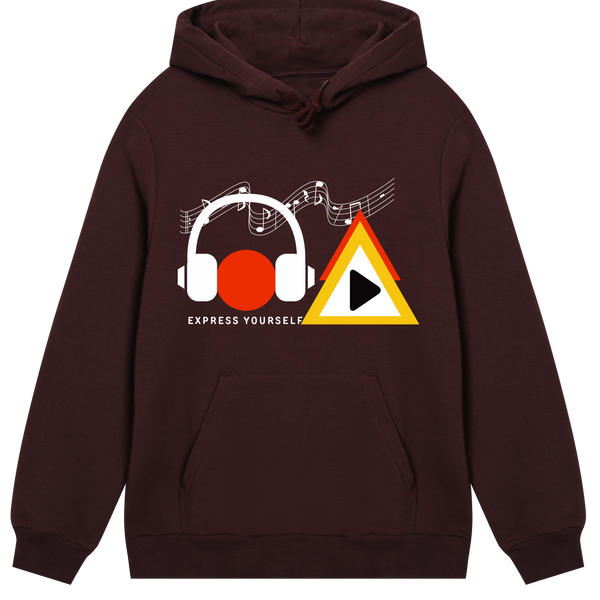 Stride in Style - Bold and Timeless Hoodie - Maroon men - Hoodies