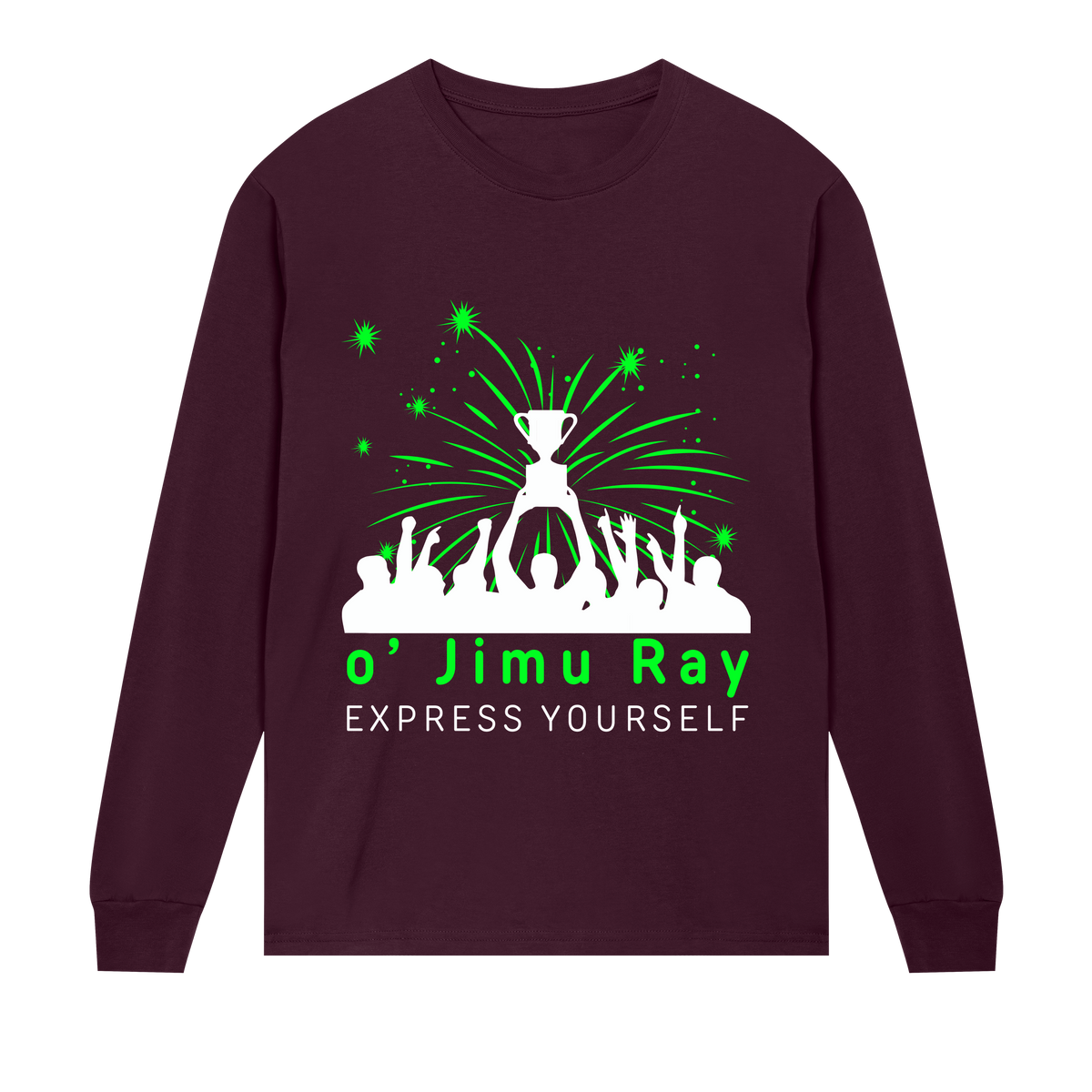 Celebrate Boldly - Fireworks Full Sleeve - Maroon men - Long Sleeve T-shirts