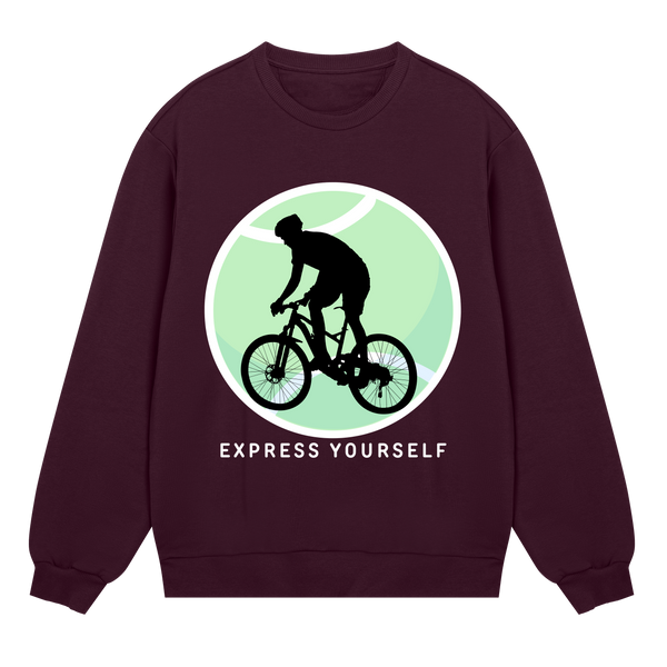 Cyclist's Freedom Sweatshirt - Maroon men - Sweatshirts