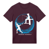 Tennis Flair - Bold Moves Tee - Maroon men - T-shirts