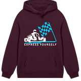 Race to Style - Express Yourself Hoodie - Maroon men - Hoodies