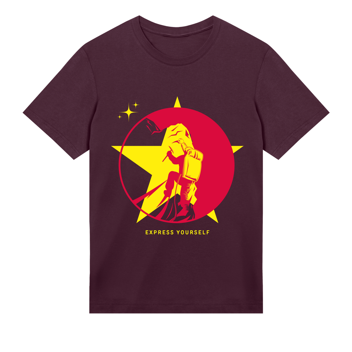 Climb to Stardom - Maroon men - T-shirts