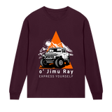 Off-Road Odyssey - Express Yourself - Maroon men - Long Sleeve T-shirts