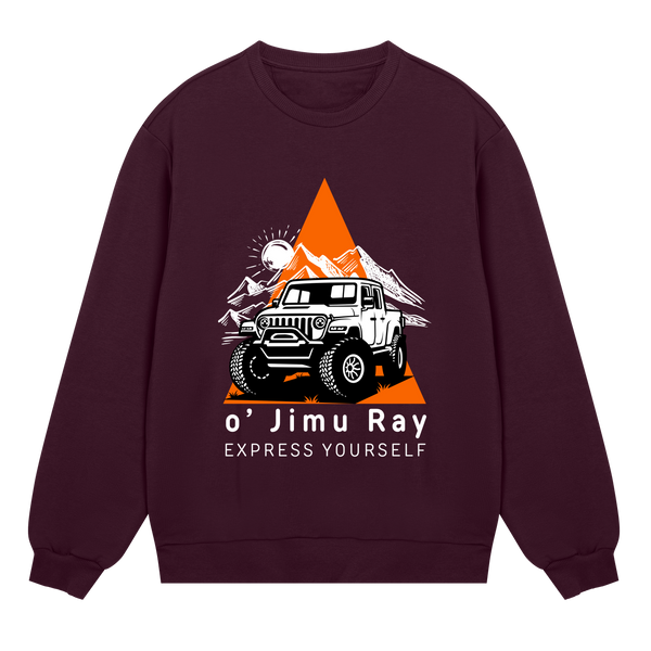 Mountain Conqueror - Stylish Sweatshirt - Maroon men - Sweatshirts