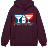 Cultural Fusion - Express Yourself Hoodie - Maroon men - Hoodies