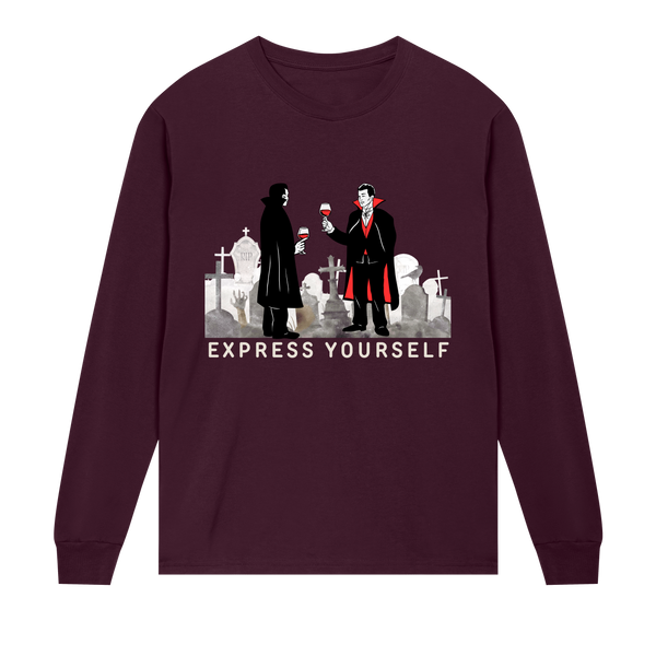 Vampire Celebration - Express Yourself - Maroon men - Long Sleeve T-shirts