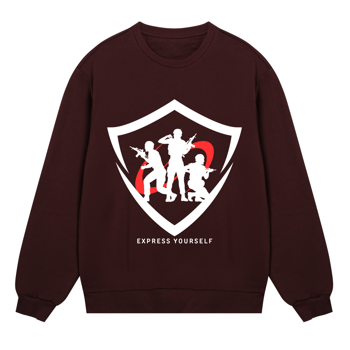 The Ultimate Expression of Style - Maroon men - Sweatshirts