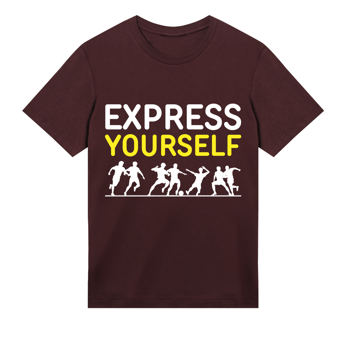 Express Yourself - Action Edition - Maroon men - T-shirts