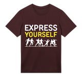 Express Yourself - Action Edition - Maroon men - T-shirts