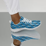 Express Your Steps - Vibrant Blue Sneakers - - shoes