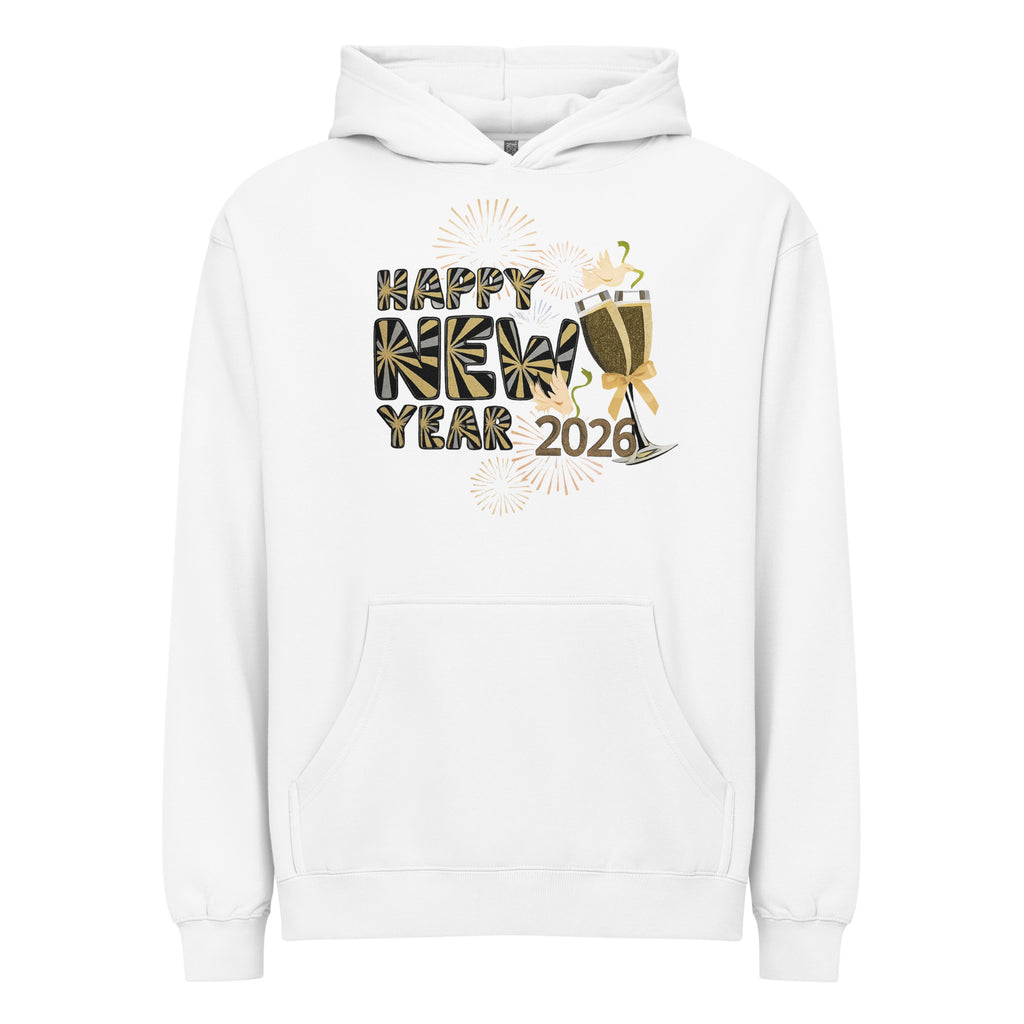 Celebrate 2026 in Style – Unisex Festive Hoodie - - Hoodies