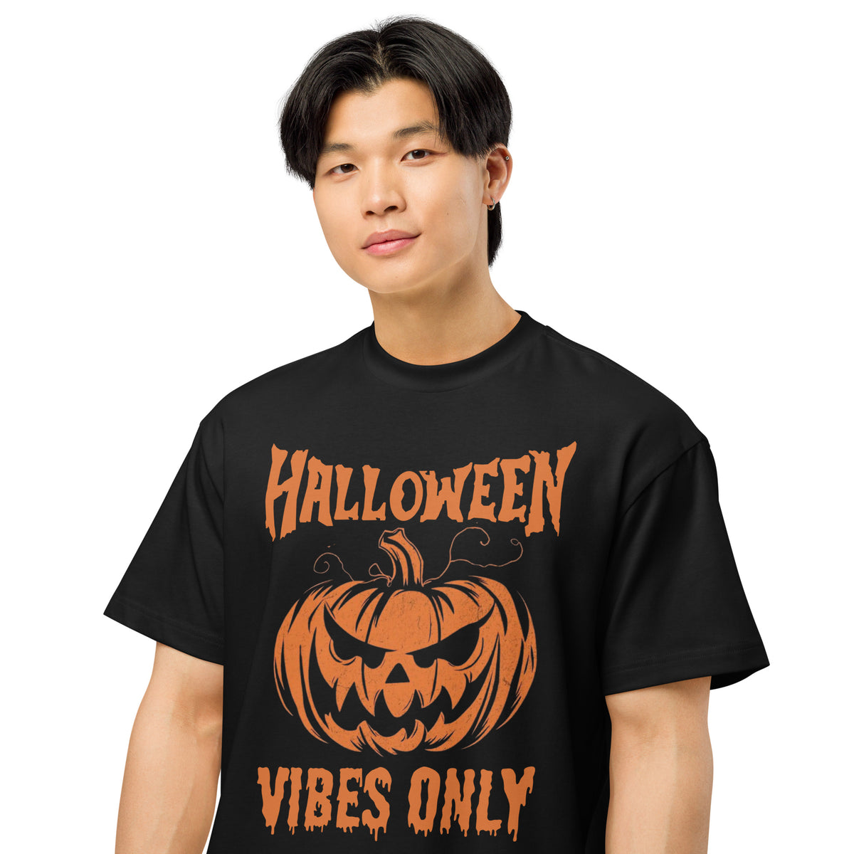 Gift Pumpkin Energy – Men’s Box Tee Halloween Style - - T-Shirts