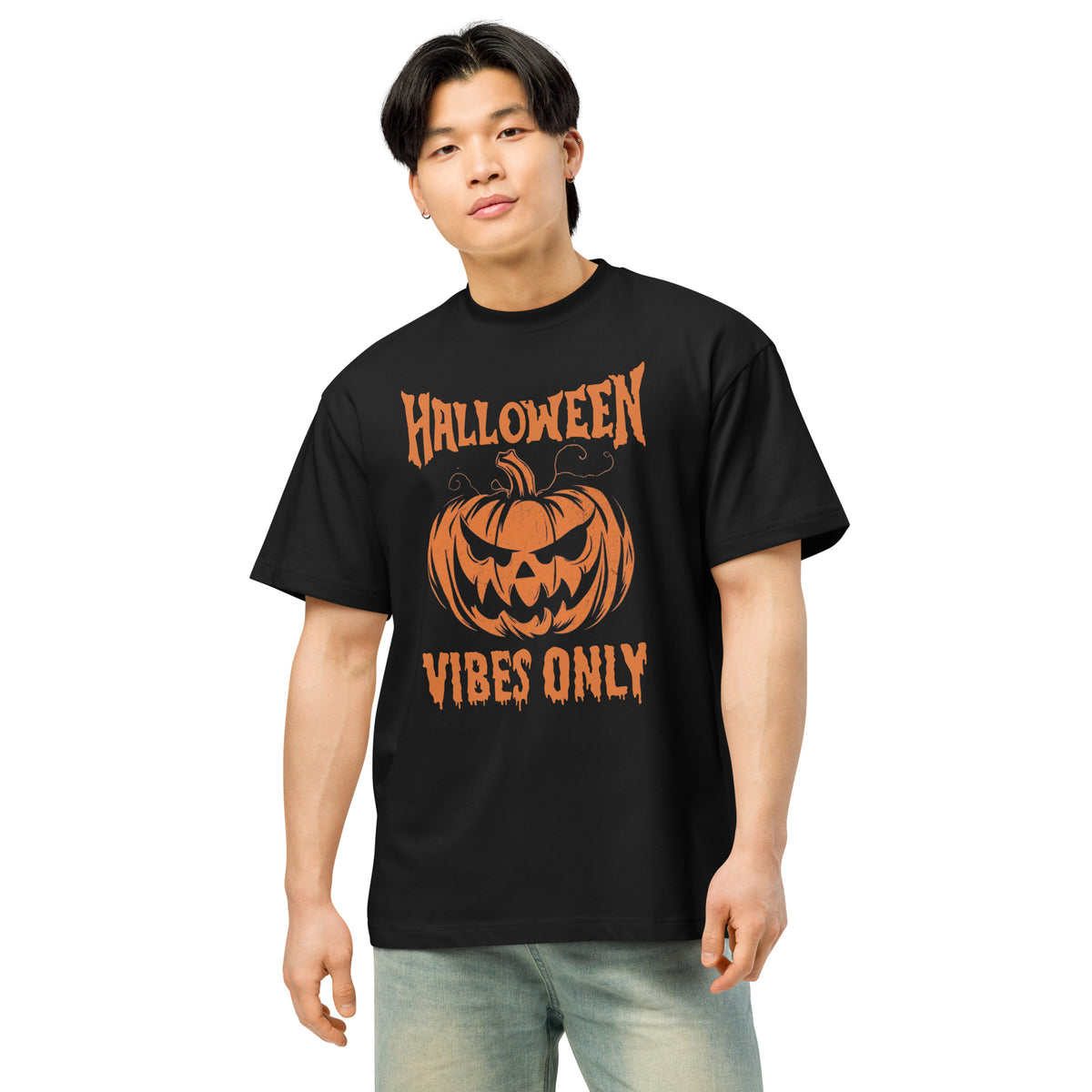 Gift Pumpkin Energy – Men’s Box Tee Halloween Style - - T-Shirts