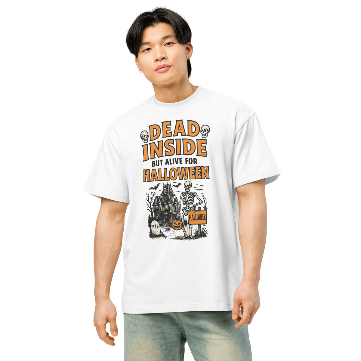 Gift a Spooky Smile – Men’s Box Tee - - T-Shirts