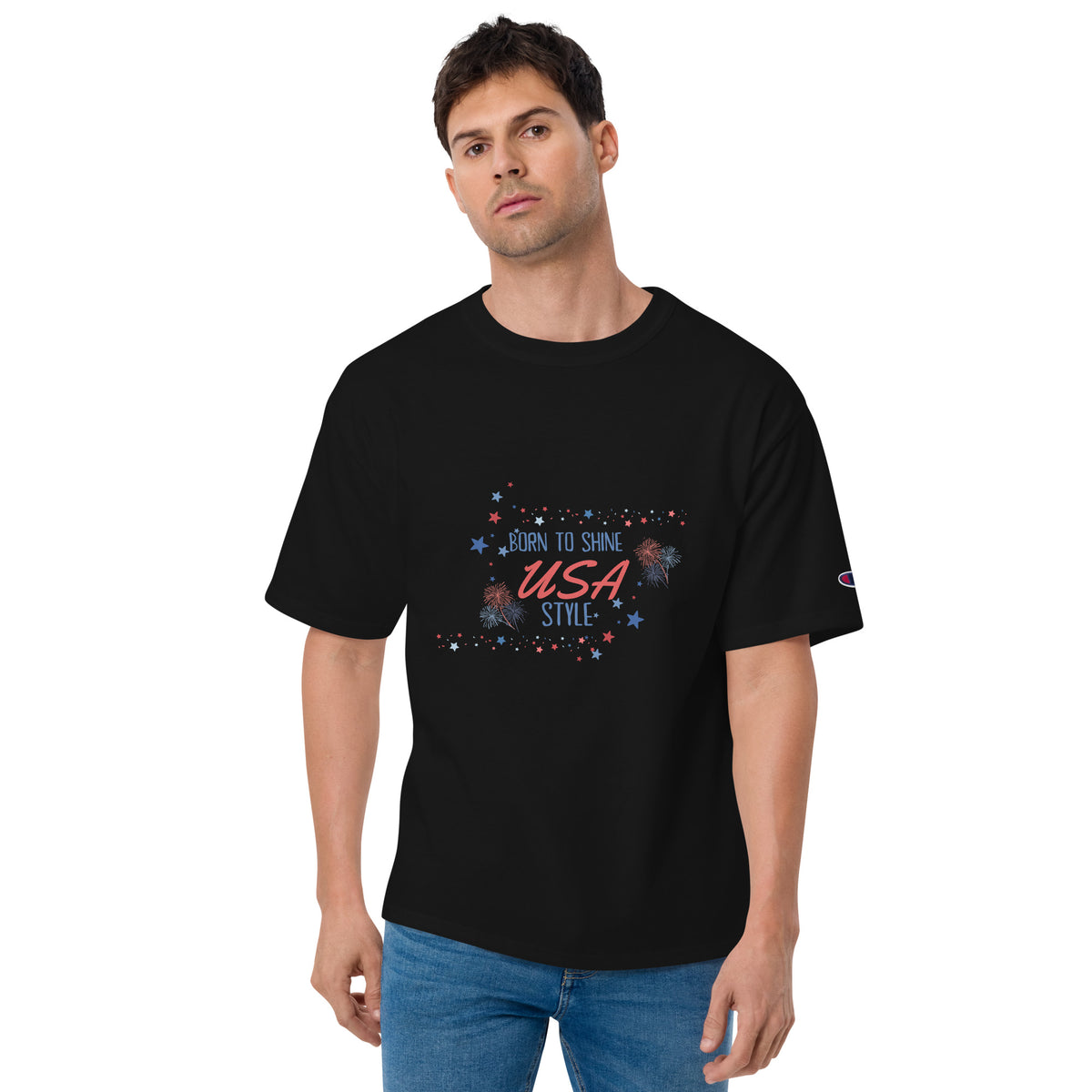 Gift Firework Pride – Men’s Champion Shirt - Black - T-Shirts