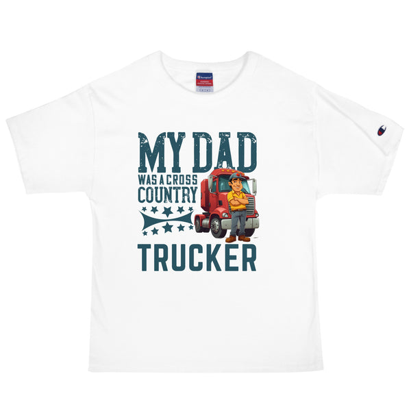 Legacy of the Road Tee - A Tribute to Dad's Trucking Adventures - White - Print Material