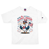 Fireworks & Freedom – Men’s Champion Tee - - T-Shirts