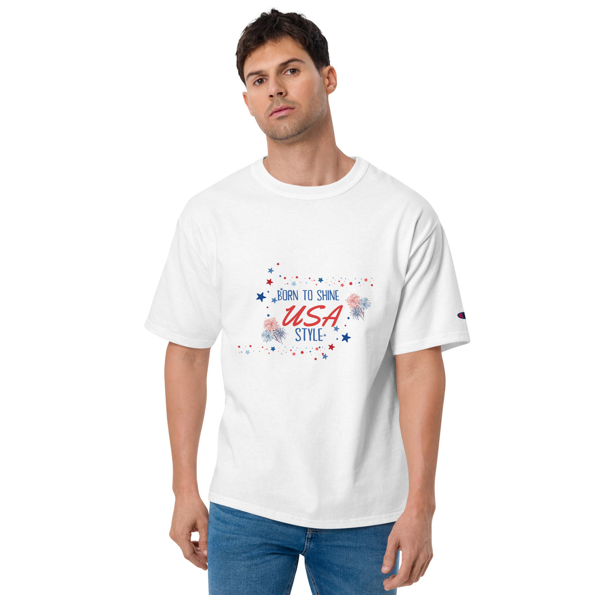 Gift Firework Pride – Men’s Champion Shirt - White - T-Shirts