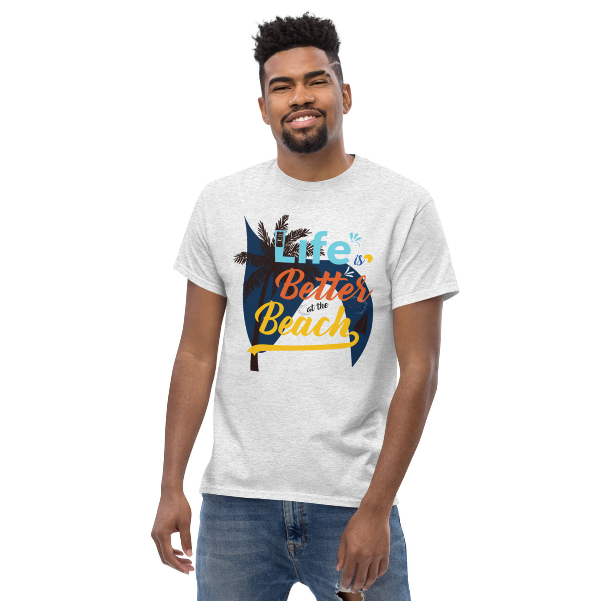 Beachside Escape - Unwind with Every Wave - - T-shirts