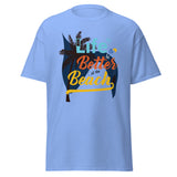 Beachside Escape - Unwind with Every Wave - Carolina Blue - T-shirts