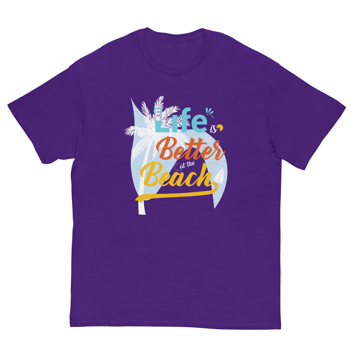 Beachside Escape - Unwind with Every Wave - - T-shirts