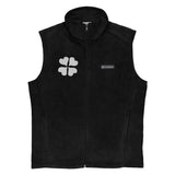 Blossom in Comfort - Men’s Columbia Floral Fleece Vest - Black - Jackets