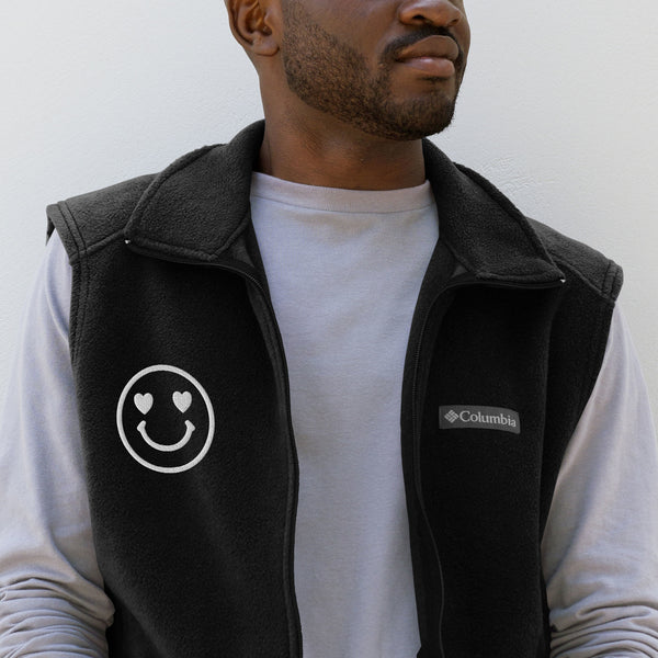 Smile Every Day - Men’s Columbia Fleece Vest - -