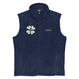 Blossom in Comfort - Men’s Columbia Floral Fleece Vest - Collegiate Navy - Jackets