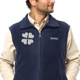 Blossom in Comfort - Men’s Columbia Floral Fleece Vest - - Jackets