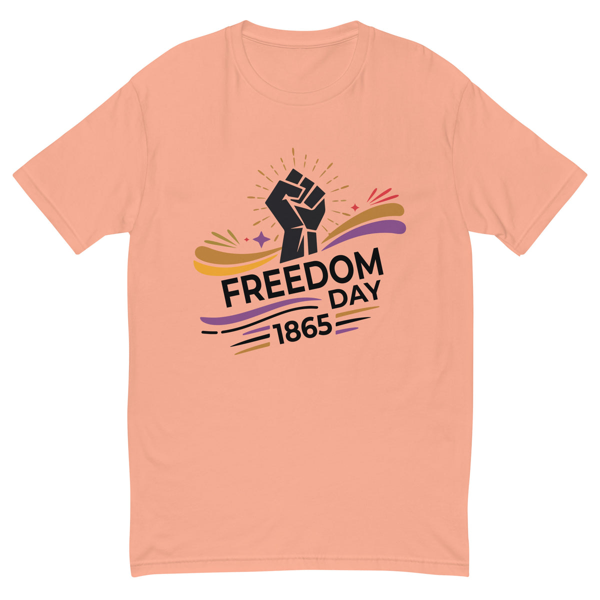 Freedom Day 1865 Juneteenth Shirt Gift - Desert Pink - T-shirt