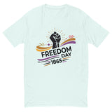 Freedom Day 1865 Juneteenth Shirt Gift - Light Blue - T-shirt