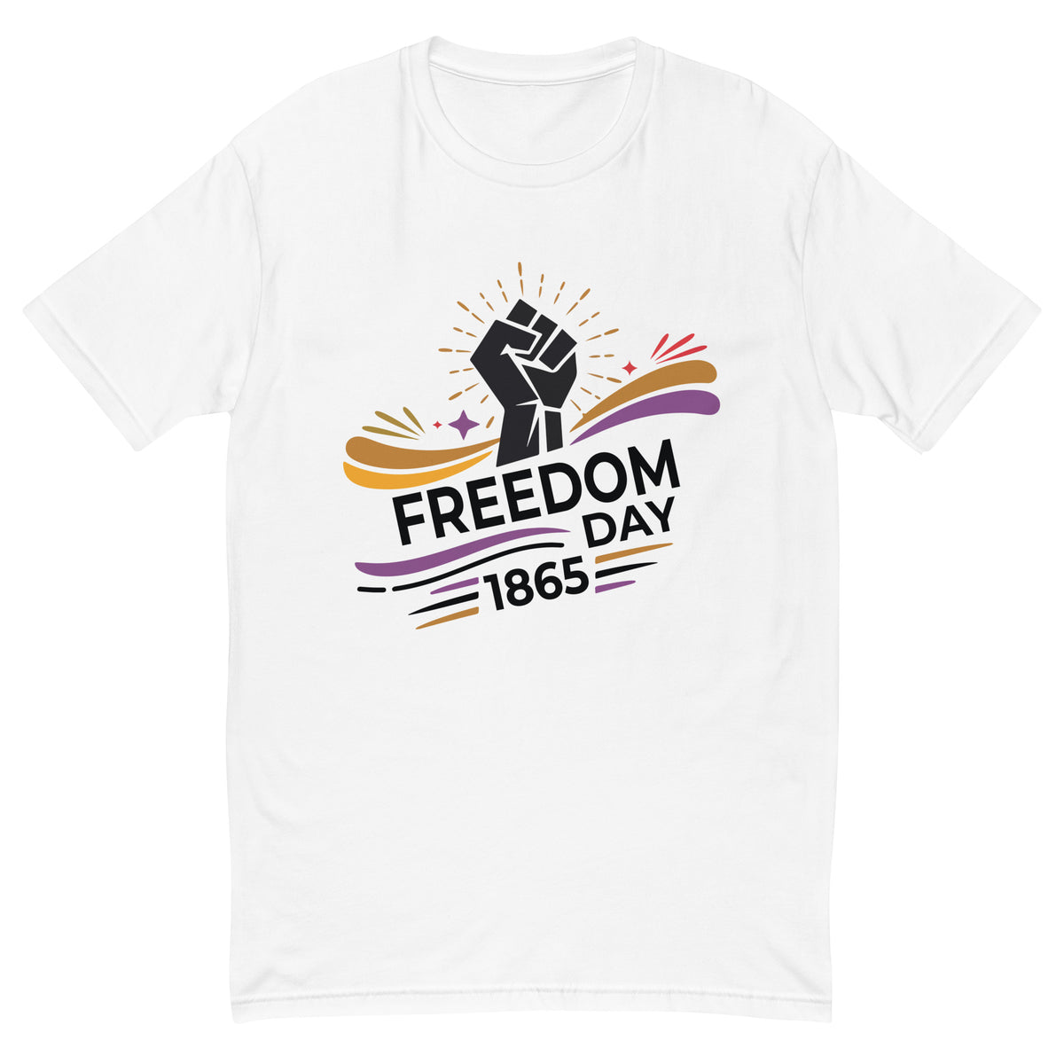Freedom Day 1865 Juneteenth Shirt Gift - White - T-shirt