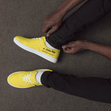 Blaze a Trail - Striking Yellow Sneakers - - shoes