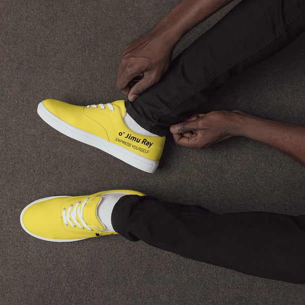 Blaze a Trail - Striking Yellow Sneakers - - shoes