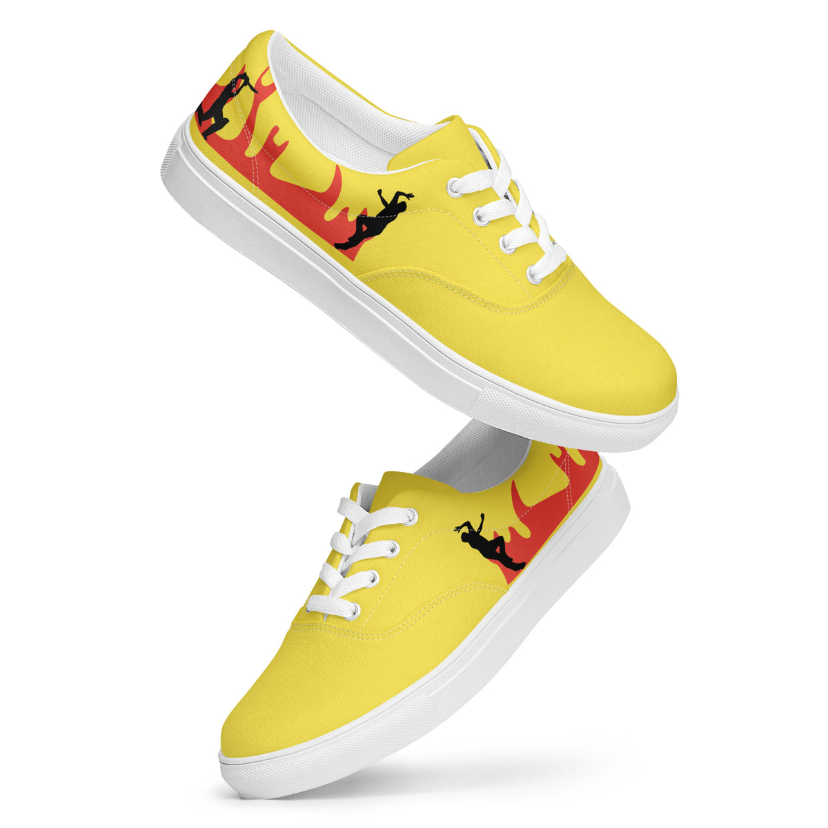 Blaze a Trail - Striking Yellow Sneakers - - shoes