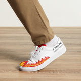 Flame On - Bold Lace-Up Sneakers - - shoes