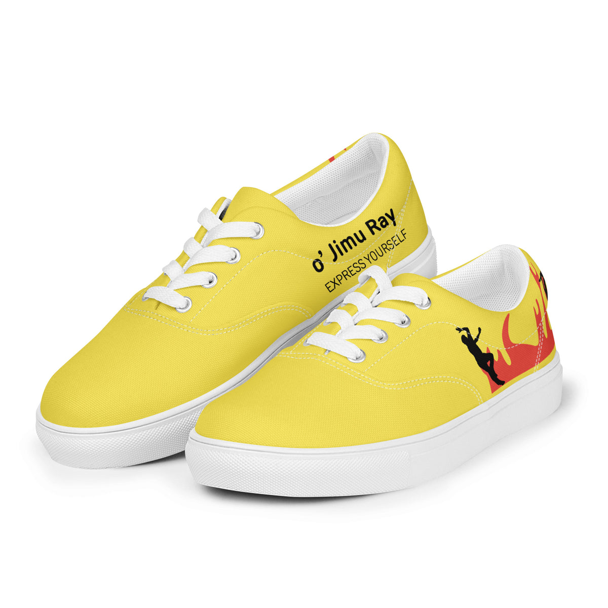 Blaze a Trail - Striking Yellow Sneakers - - shoes