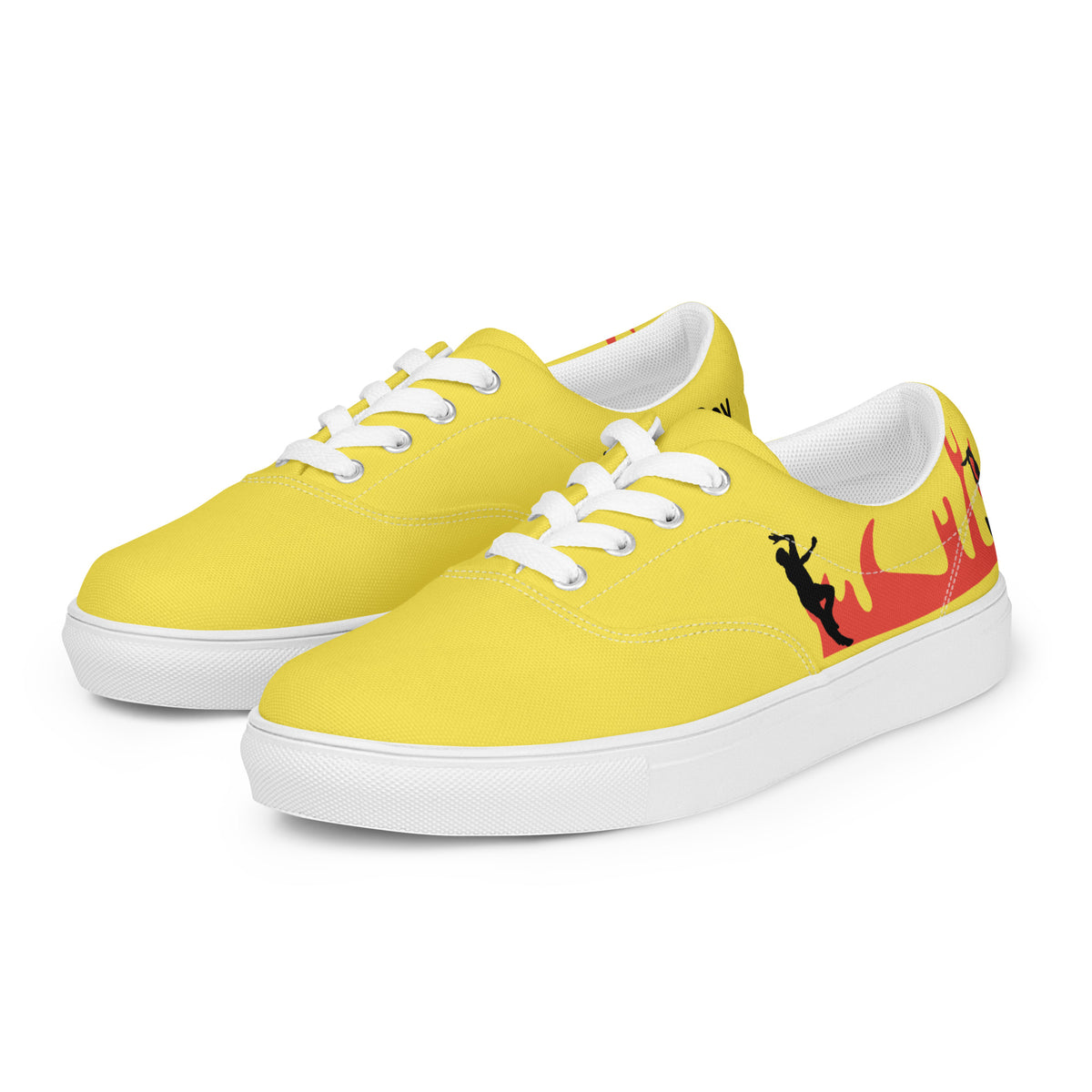 Blaze a Trail - Striking Yellow Sneakers - - shoes