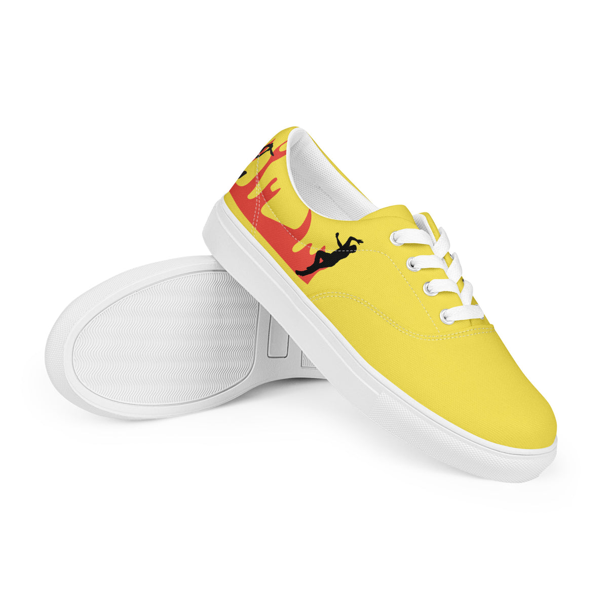 Blaze a Trail - Striking Yellow Sneakers - - shoes