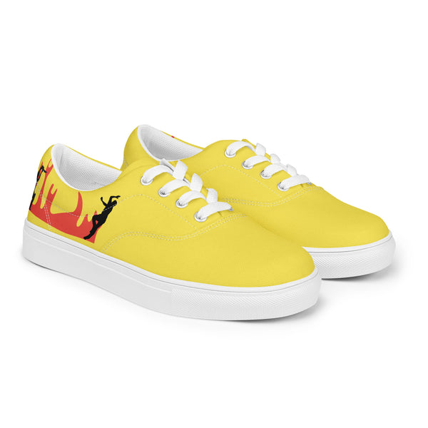 Blaze a Trail - Striking Yellow Sneakers - - shoes