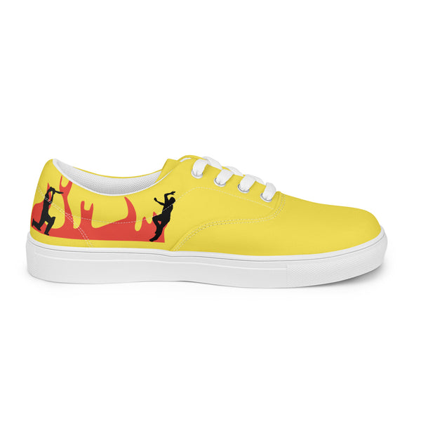 Blaze a Trail - Striking Yellow Sneakers - - shoes