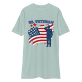 Honoring Service - US Veteran Tribute Tee - Agave - T-Shirts