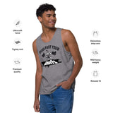 Push Past Your Limits - Empowering Gym Lovers Tank - Athletic Heather - Tank Tops